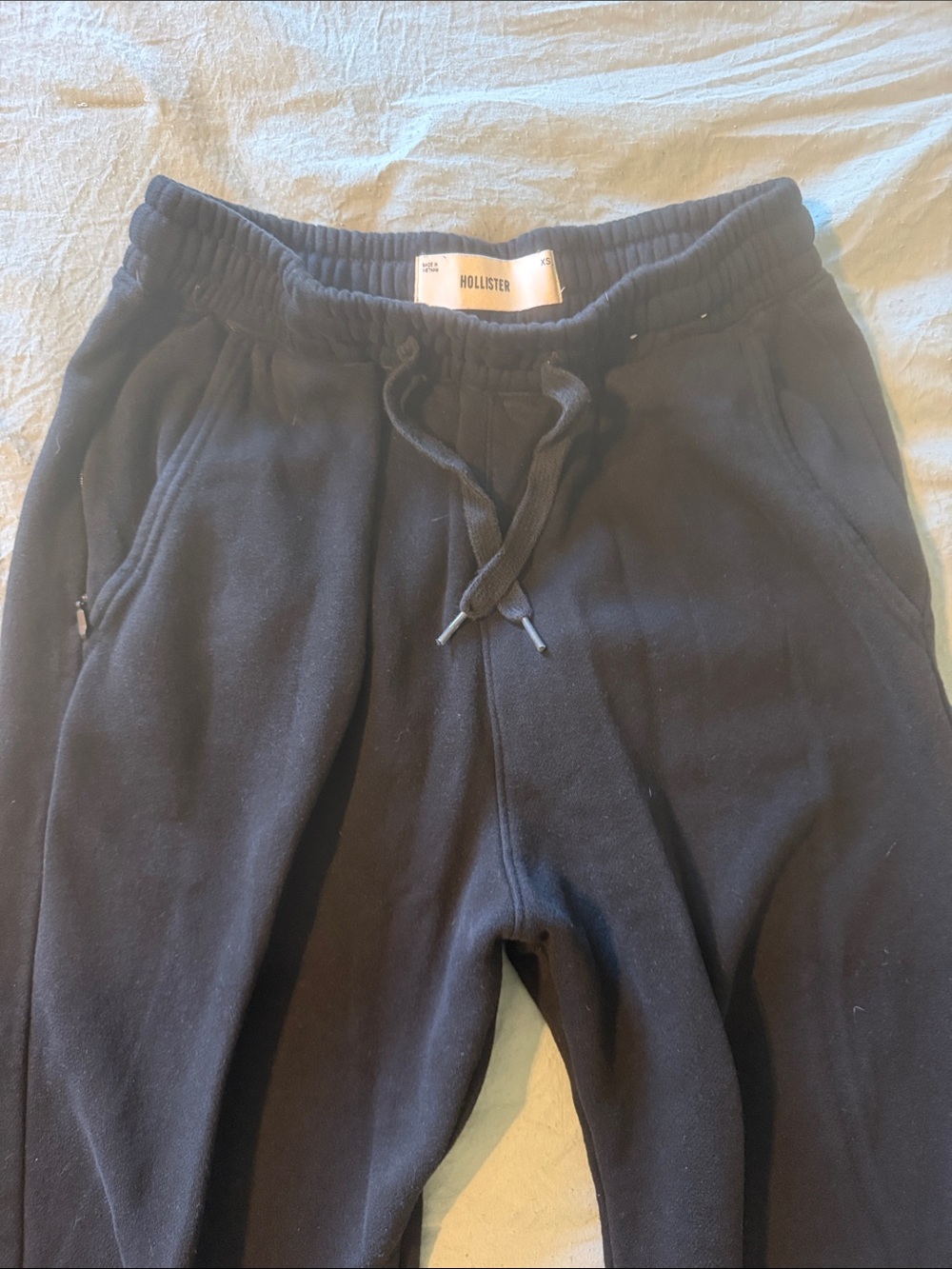 Hollister Men's Black Drawstring Joggers